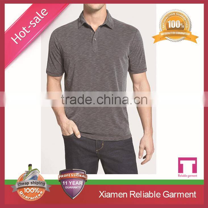 Newest design wholesale attractive fancy polyester/ spandex polo-shirt OEM china