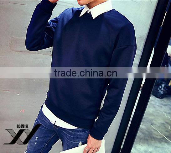 Men Blank Warehuse space cotton Simple hoodies