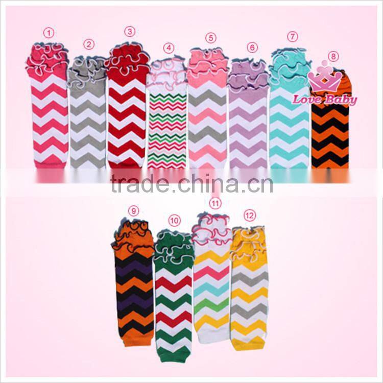 wholesale high quality and cheap cotton baby leg warmers with ruffle LB20151024-6