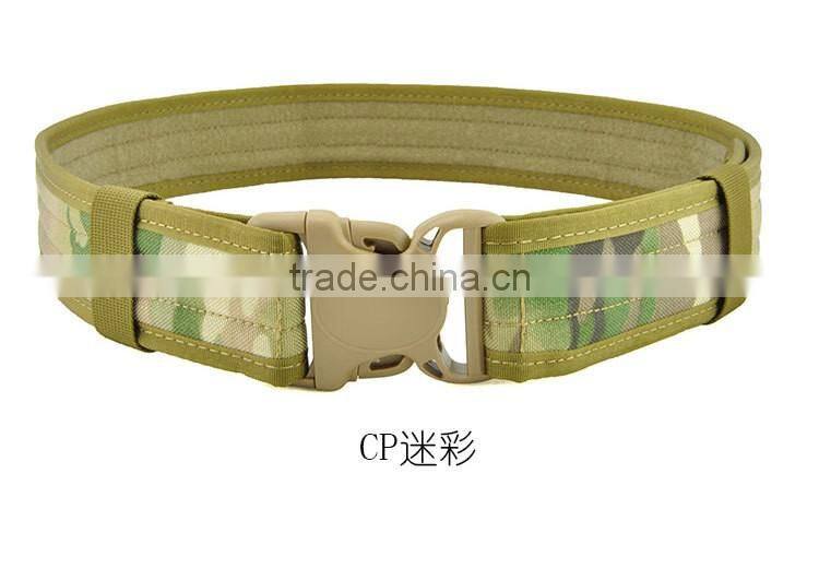 Strong nylon webbing and durable buckle military leather belt