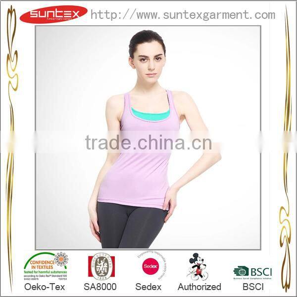 SUNTEX OEM Lycra Fitness Clothing Custom Dry Fit Gym Wear