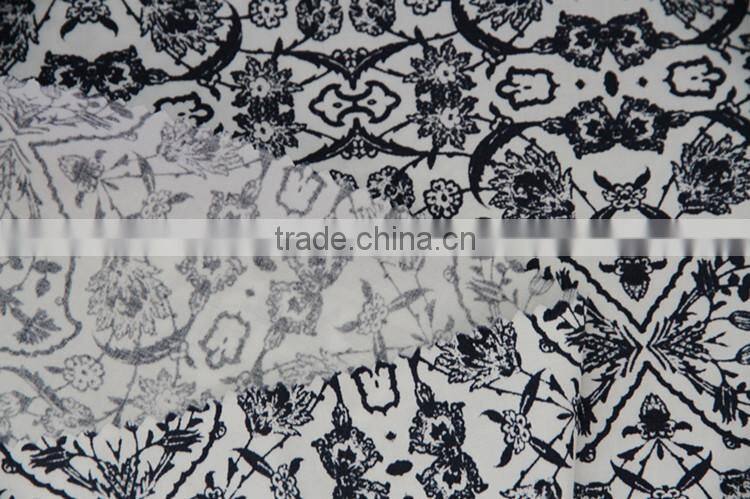 High quality silky weaving 1/1 printing finished cotton fabric