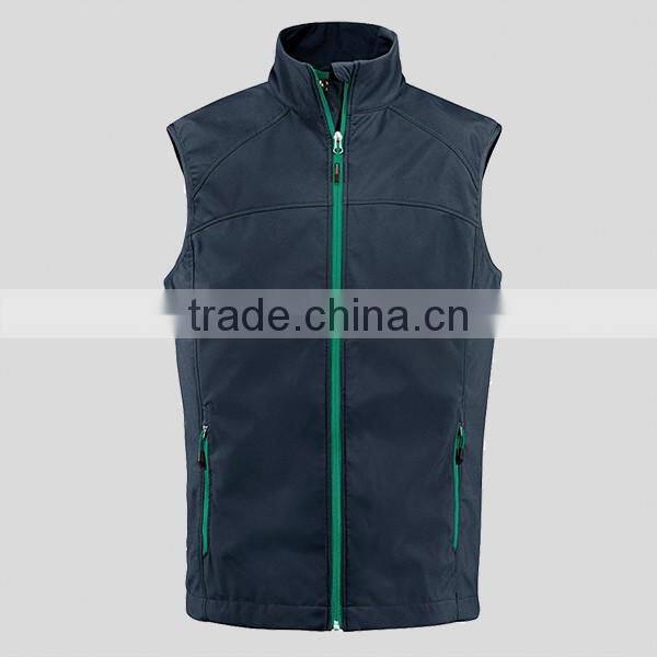 Breathable and waterproof sleeveless men vest