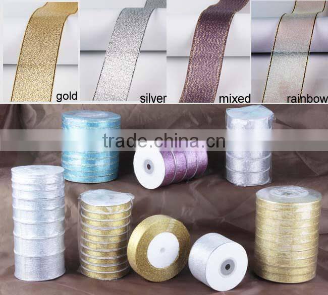 hi-ana ribbon2 Fully stocked customised LOGO printed metallic foil ribbon