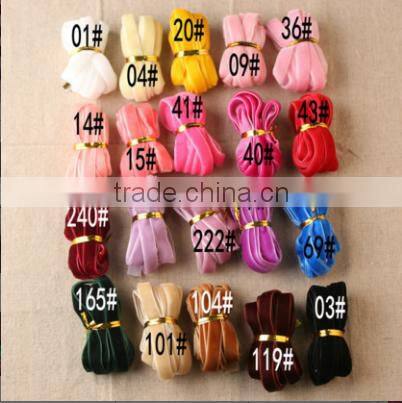 hi-ana ribbon 88 Wholesale High Quality Gift box packaging green velvet ribbon