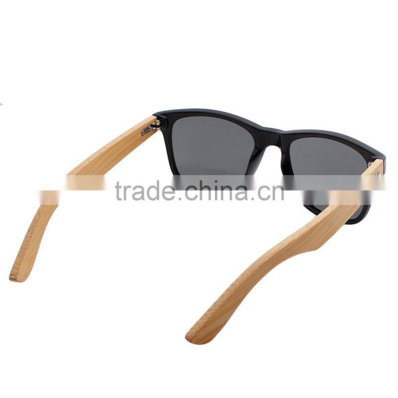 New Arrival Black Natural PC & Bamboo Sunglasses 2017