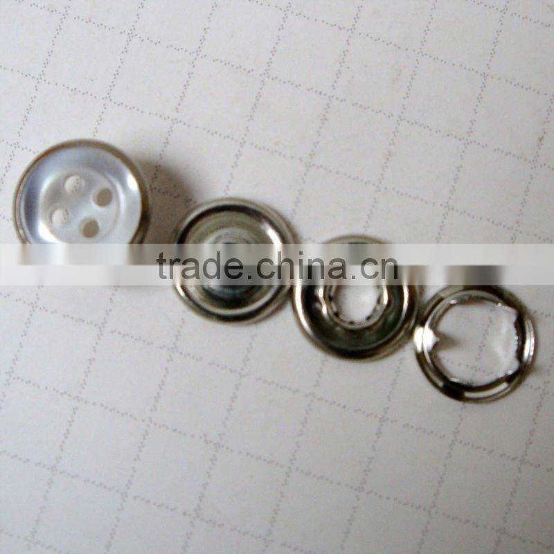 prong snap fastener with fashion cap