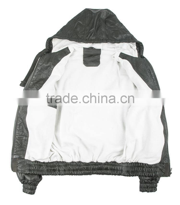Leather Jacket with fur lining