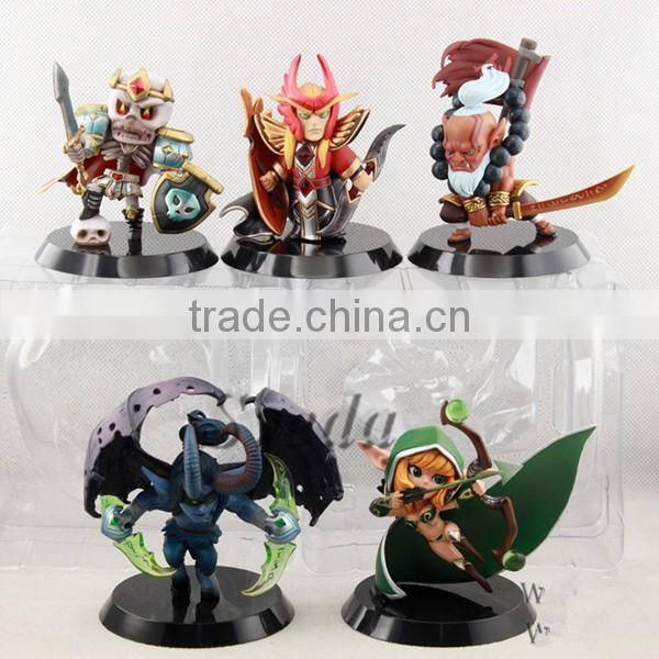 (SV-DT007) 2016 Hot Dota 2 figure set of 5pcs, 9-12cm PVC figure, Dota figures