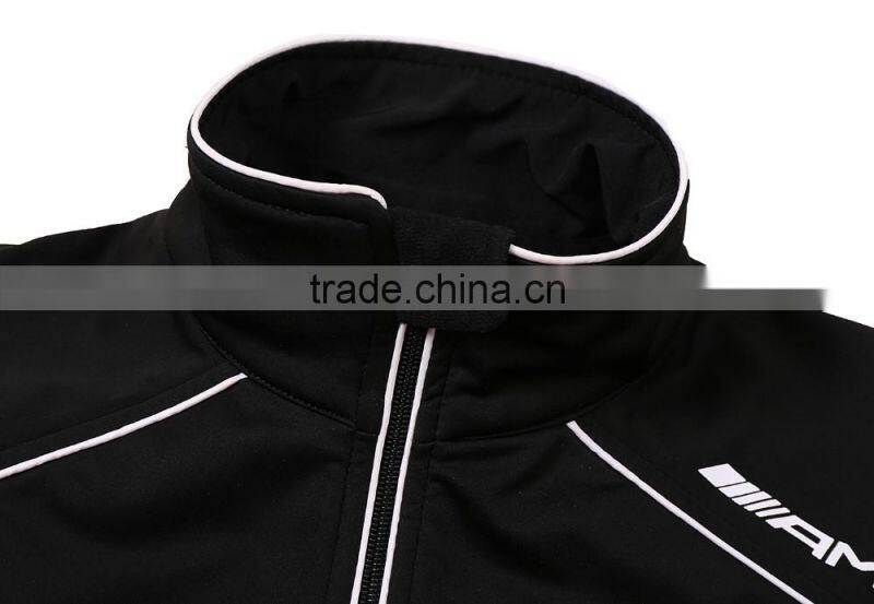 Private logo black softshell jacket