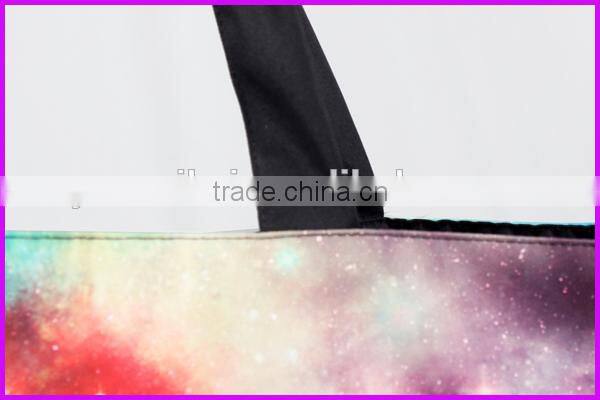 China wholesale digital printing fashion polyester bag for shopping