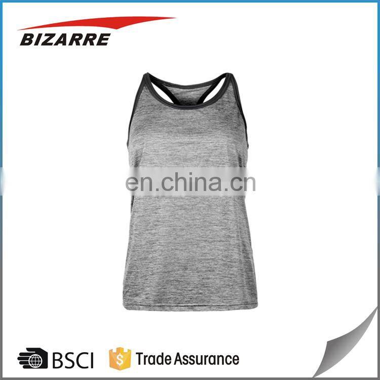 Fashion sublimation printing running singlets tank tops womens
