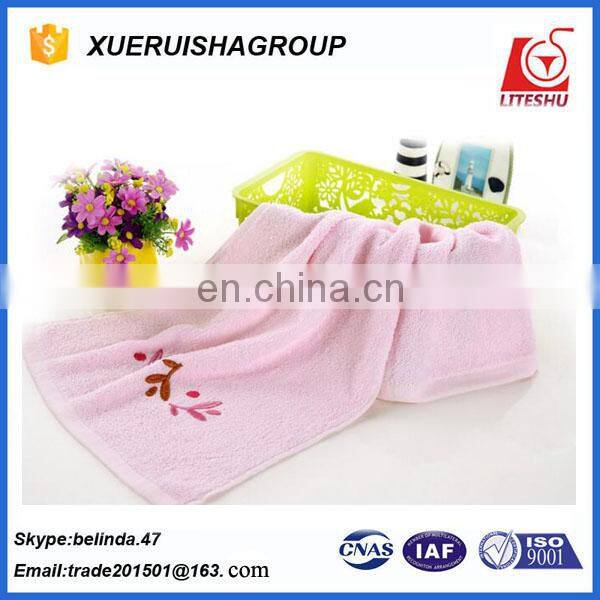 in stock cotton fabric embroidered towel on sale