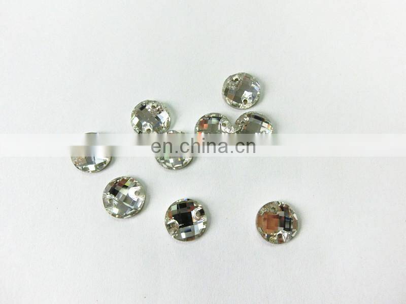 Wholesale cheap machine cut sew on rhinestones for wedding dress