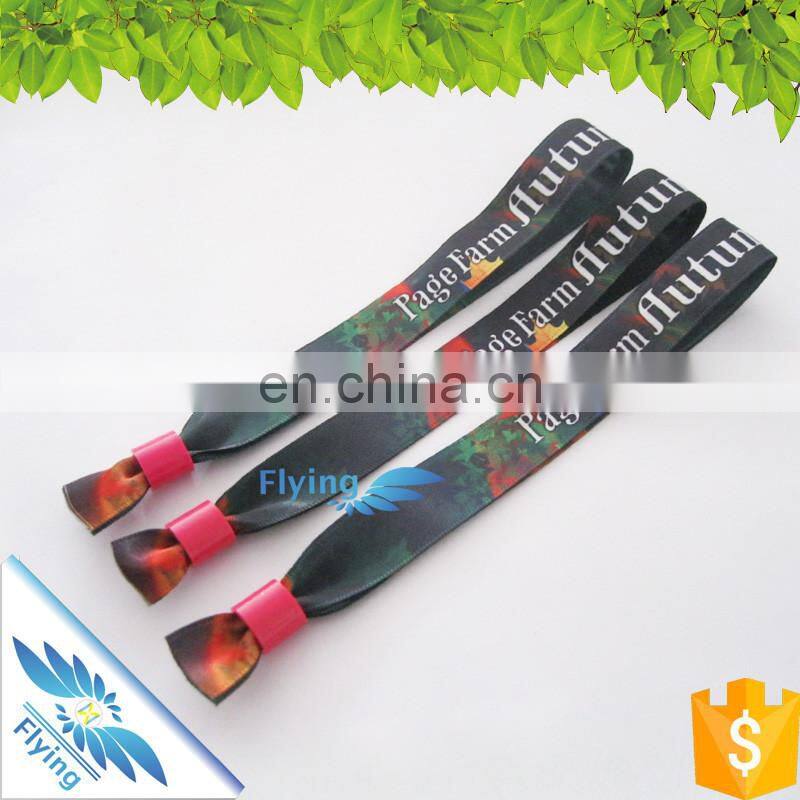 Soft festival stain ribbon bracelet beautiful silk wristbands for decoration