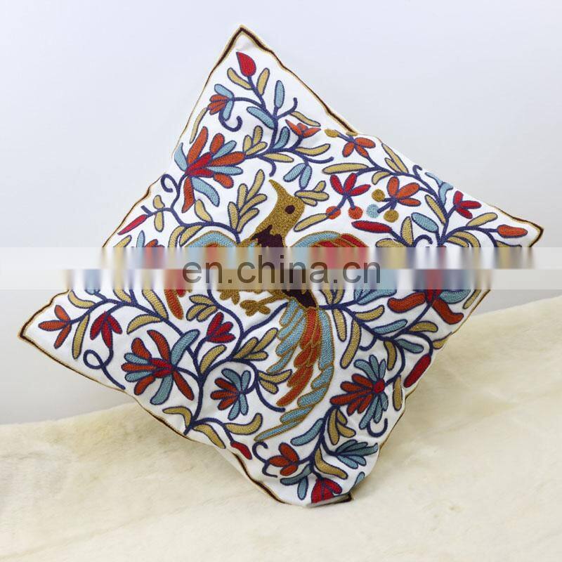 Custom chinese sofa back support cushion cover with printing designs