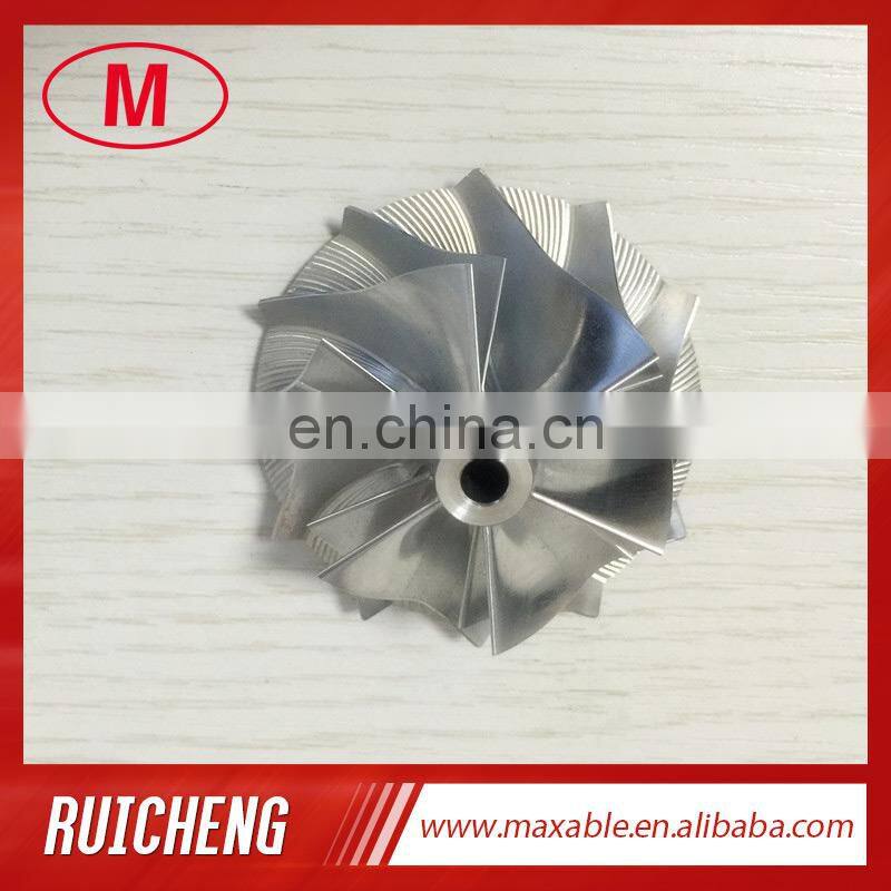 RHF5 44.20/58.00mm 6+6 Blades high performance billet/milling/aluminum 2618 turbo compressor wheel