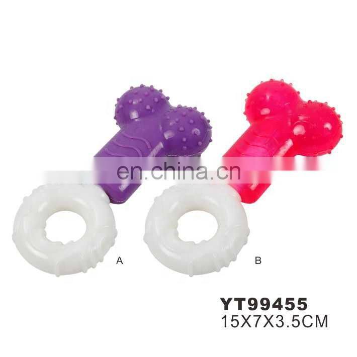 New Design Factory supply Bone Shape Dog Toy Pet TPR Chew Toy