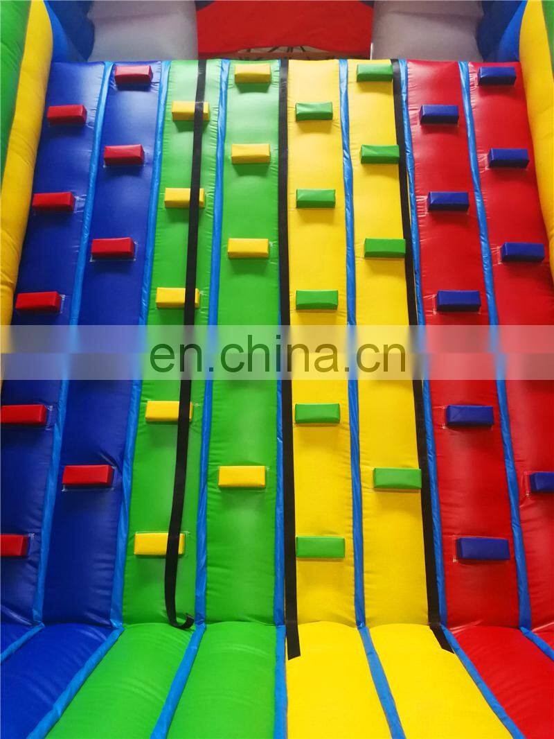 Mobile cliff climb camp sporting inflatable rock slide for Children amusement parks