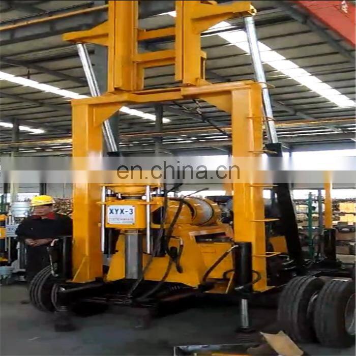 XYX-3 Diesel type 200m depth underground rotary bore water well drilling machine for sales
