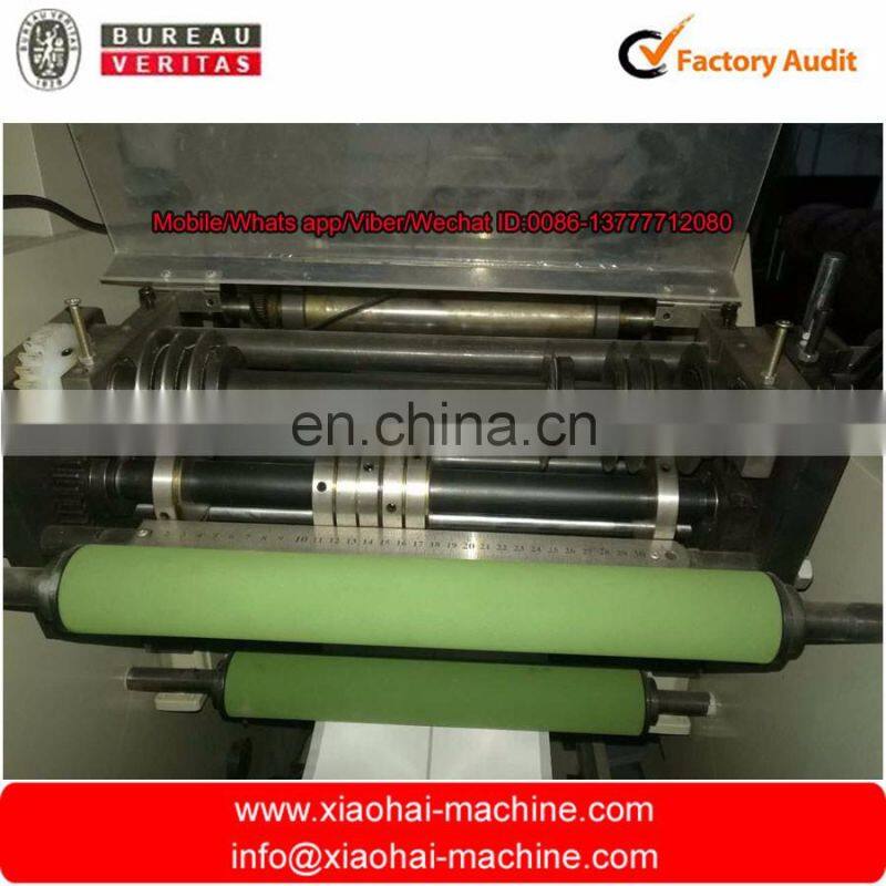 HAS VIDEO Rotary label die cutting machine with slitting function