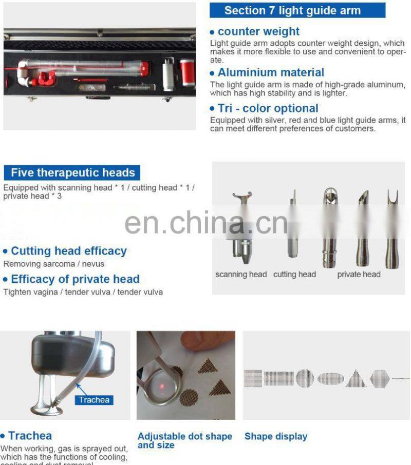 2018 hot selling 40W deep renu elite fractional co2 laser for stretch mark and scar removal