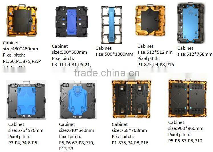 P8 Outdoor Rental Stage Full Color LED Display Screen With Pixel Pitch 8mm outdoor rental LED display