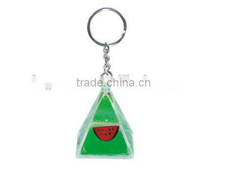 oil and liquid filled liquid timer keychains, mini keyring