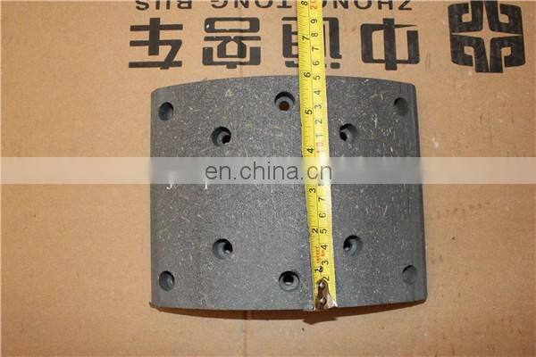 Brake shoe lining material for Zhongtong 153 bus rear brake block