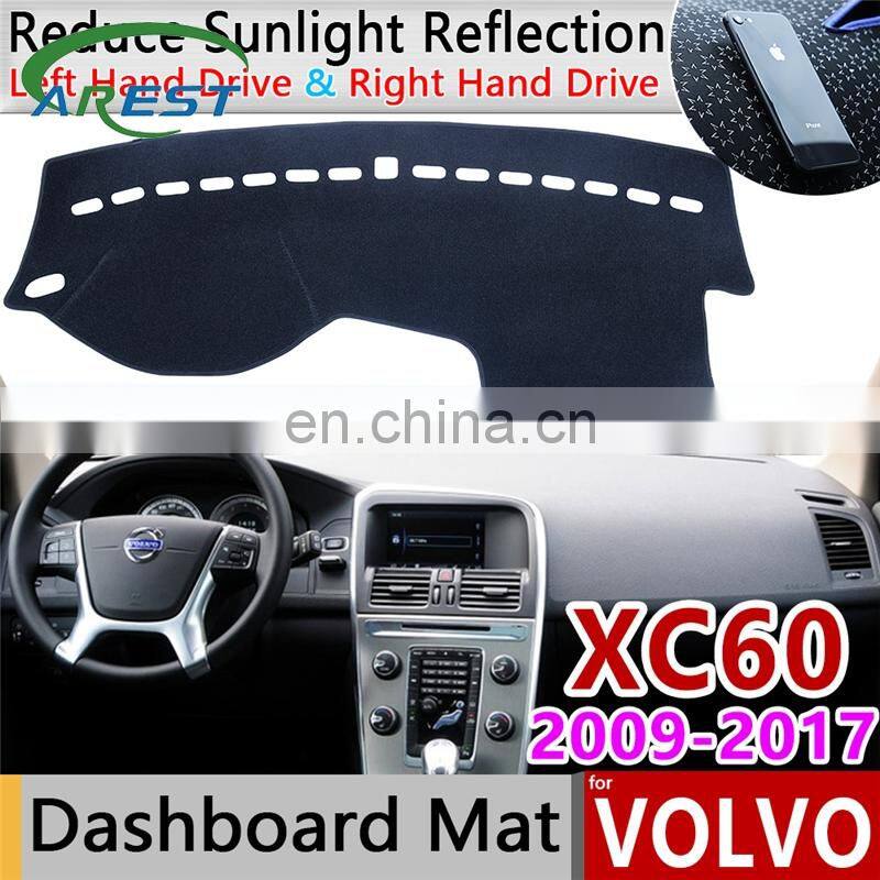 for VOLVO XC60 2009 2010 2011 2012 2013 2014 2015 2016 2017 Anti-Slip Mat Dashboard Cover Pad Sunshade Dashmat Accessories Rug