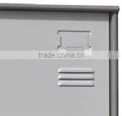 1 Door Round Featheredge Unassembled Metal Locker