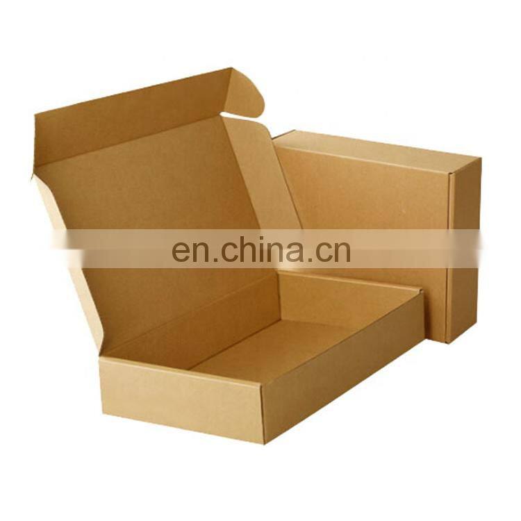 Economic manufacture corrugated box with CMYK custom logo mail order cajas de carton boxes
