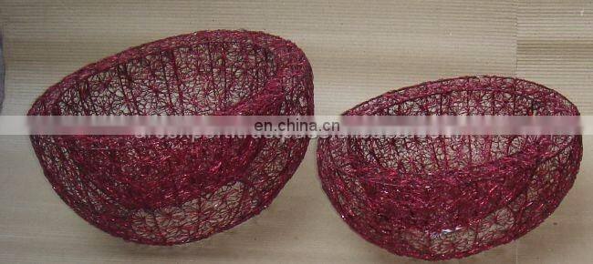 decorative aluminium cast table bowl