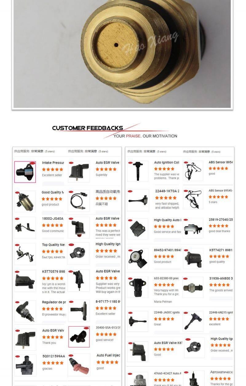 Haoxiang New Auto Oil Pressure Sensor 04213326 04214923 20375013 20428456 04213842 for Volvo Truck Diesel Engine TCD2012