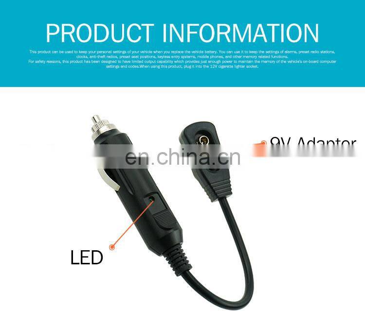 Mini Vehicle Computer Clock Car Memory Saver Car Repair Data Keeper Battery Backup Unit Automotive 9 Volt All-Sun GK504