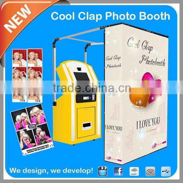 Touch screen vending photo booth for Party entertainment