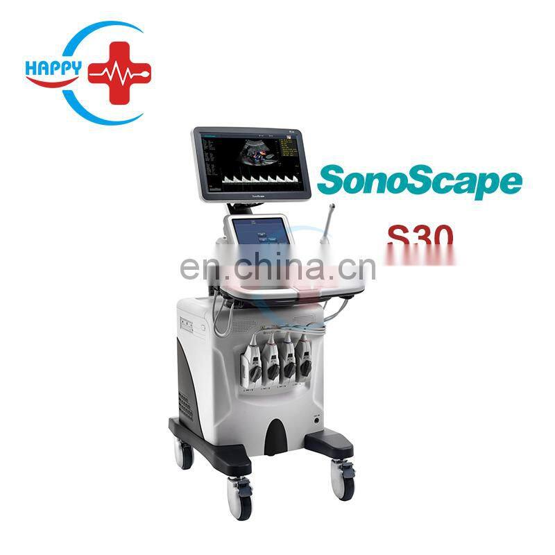 Sonoscape S30 best 3D/4D color doppler trolley ultrasound machine price/Sonoscape S30