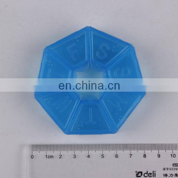 7 Days Pill Box with Plastic Hot Selling Slide Pill Box Wholesale Custom Different Color Pill Boxes Bulk