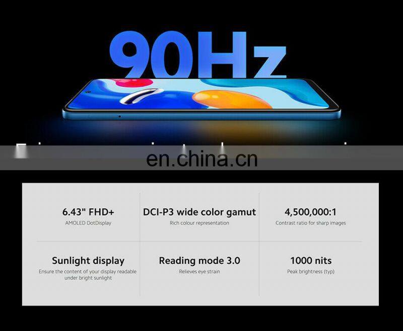 Global Version Xia omi Red mi Note 11S Smartphone 64GB 128GB Octa Core Helio G96 33W Fast Charging 108MP Quad Camera Note 11S