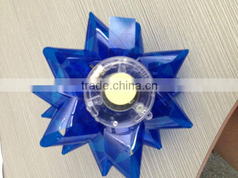 With LED light iridescent wedding car decoration bow ribbon