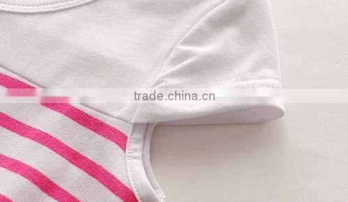 New product 2014 stripe baby girl summer dress/baby dress new style clothing factories in china