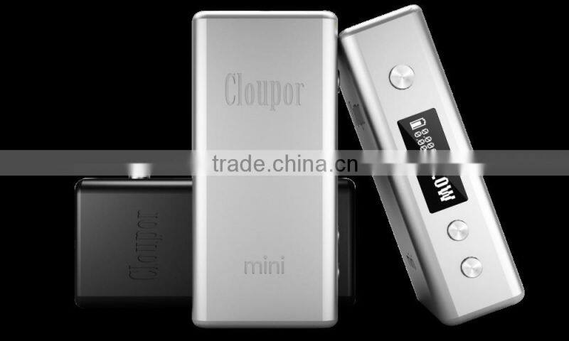 Newest Arrival!!!Cloupor Mini 30 Watt Box Mod For Sub-ohmTank Knager Subtank