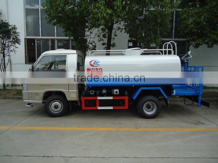 2015 Foton super mini 1.5T water sprinkler for garden
