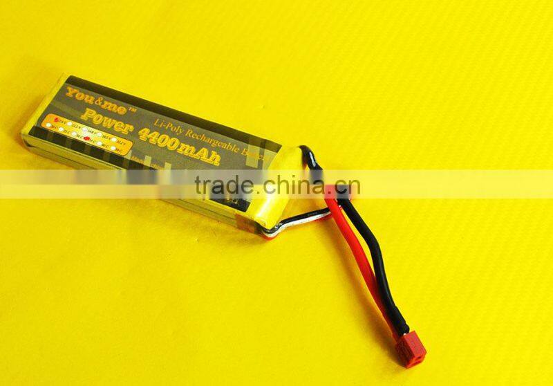 Rechargeable batteries li ion battery pack 7.4v 4400mah