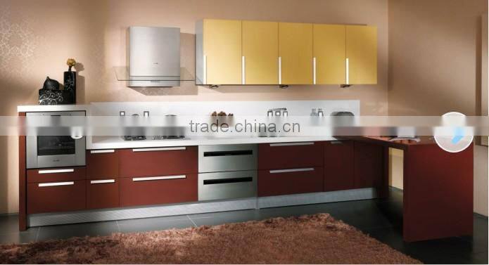 Custom Kitchen Cabinet with Laminate Doors 12L053