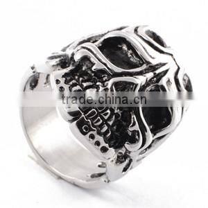 Wholesale new products 2016 indian punk jewelry skull ring ARJZ-01473