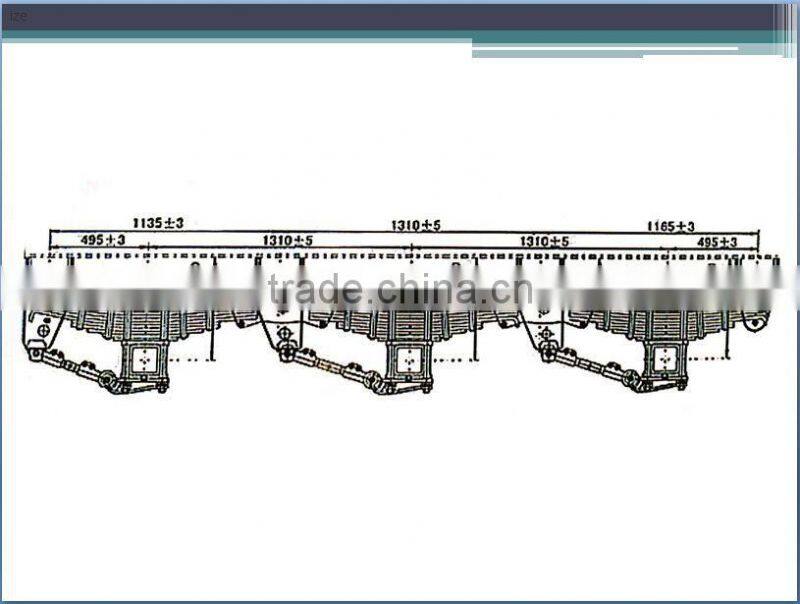 semi trailer / truck suspension system