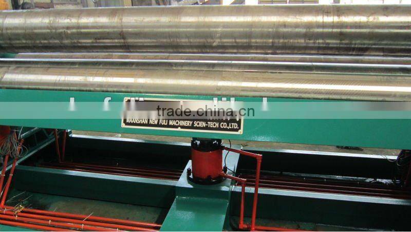 CNC 3 roller plate bending machine/ 3 roller plate rolling machine