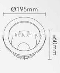 AVT Hot sell Down light led Roud square 10W 20W 30W
