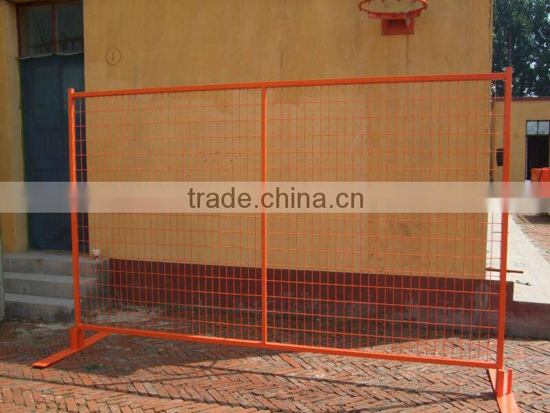 6 'galvanized and powder coating easy fence temporary fence